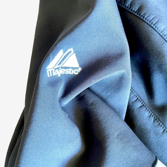 Yankees Therma Base Dugout Jacket Majestic MLB Fleece Lined Large - Picture 6 of 9